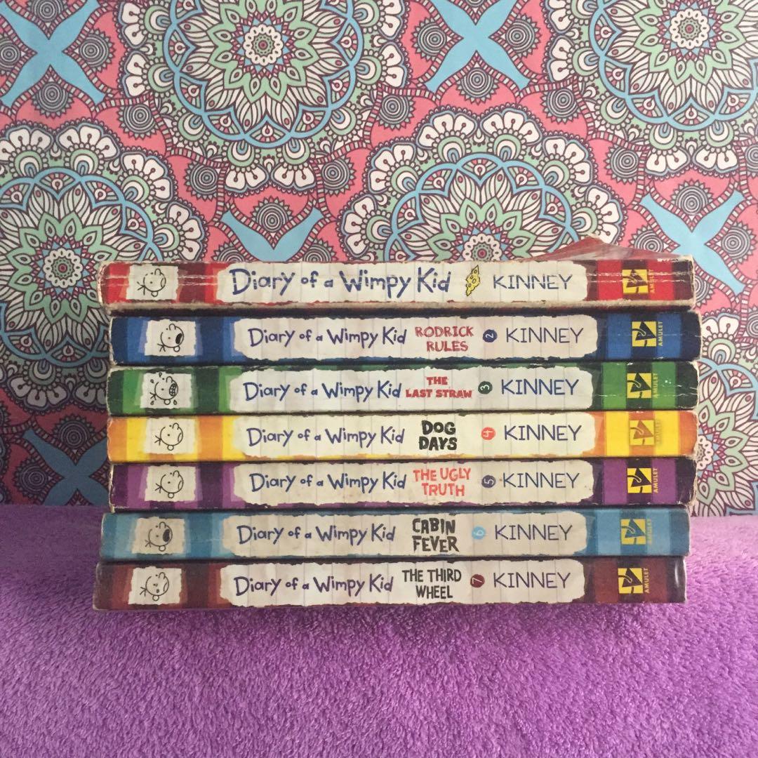Diary Of A Wimpy Kid 1 7 Books Children S Books On Carousell