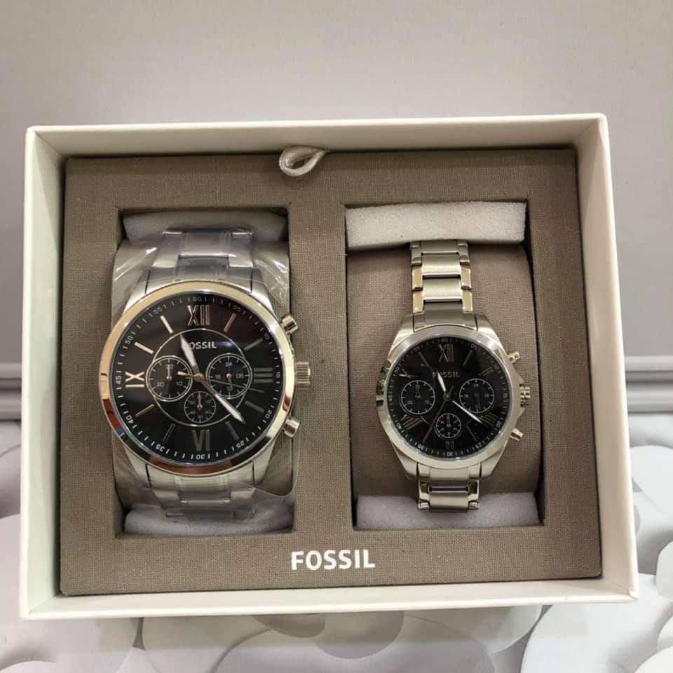 Fossil watch couple, Barang Mewah, Jam 