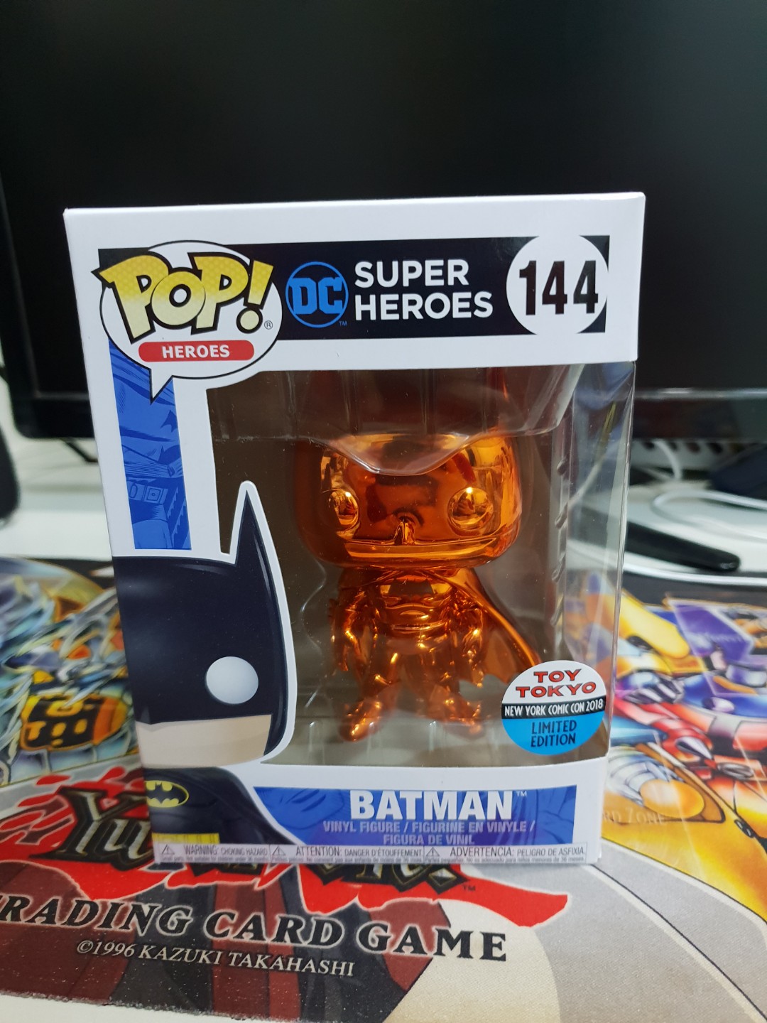 orange chrome batman toy tokyo