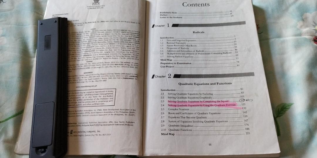Grade 9 E-Math Textbook (REX) on Carousell