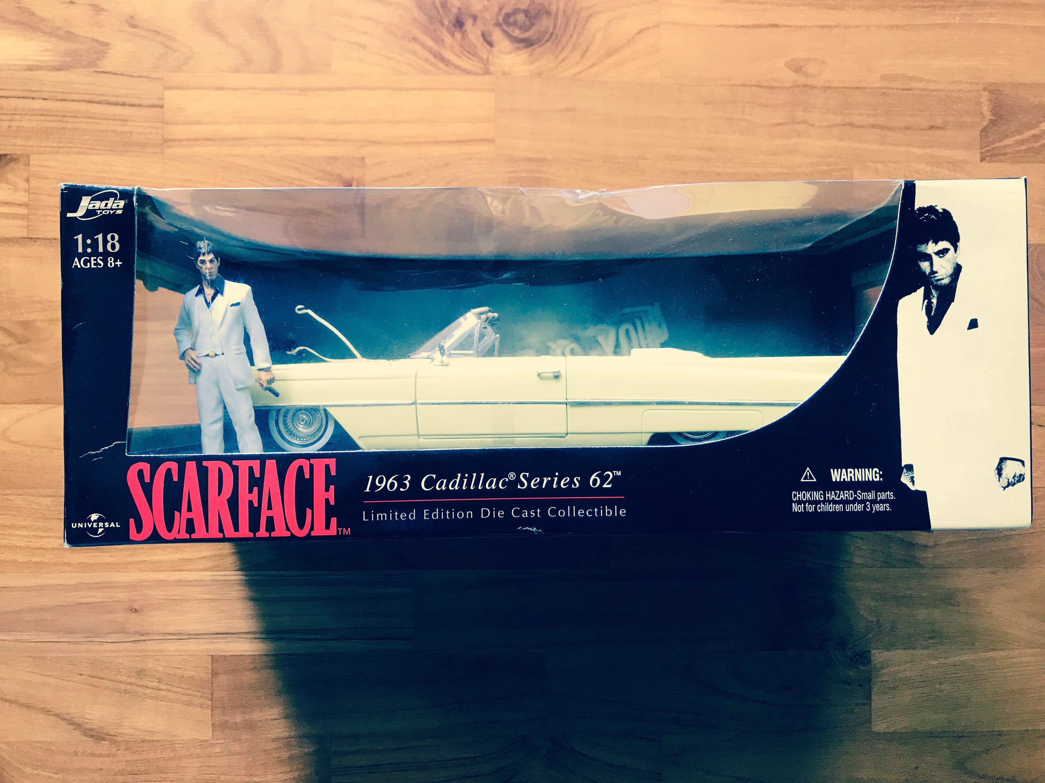 Scarface 1963 cadillac series 62 limited shop edition diecast collectible