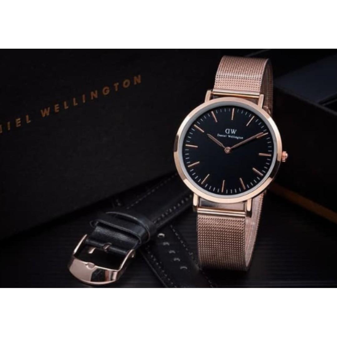 Jam Tangan Wanita Daniel Wellington SJG118 Free Baterai Cadangan