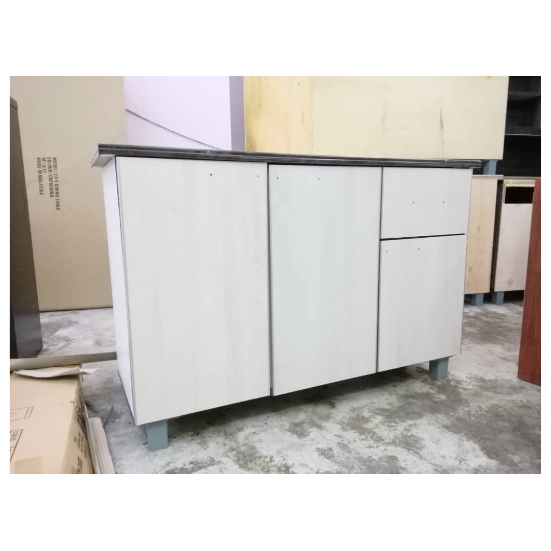 Kabinet Dapur Rendah 4 Kaki Home Furniture Others On Carousell