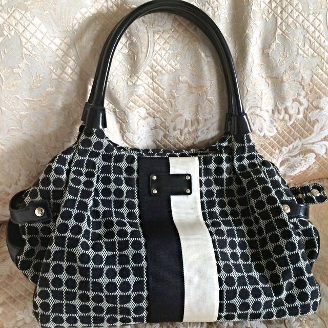 Kate Spade Checkered Handbag, Women's Fashion, Bags & Wallets, Tote Bags on  Carousell