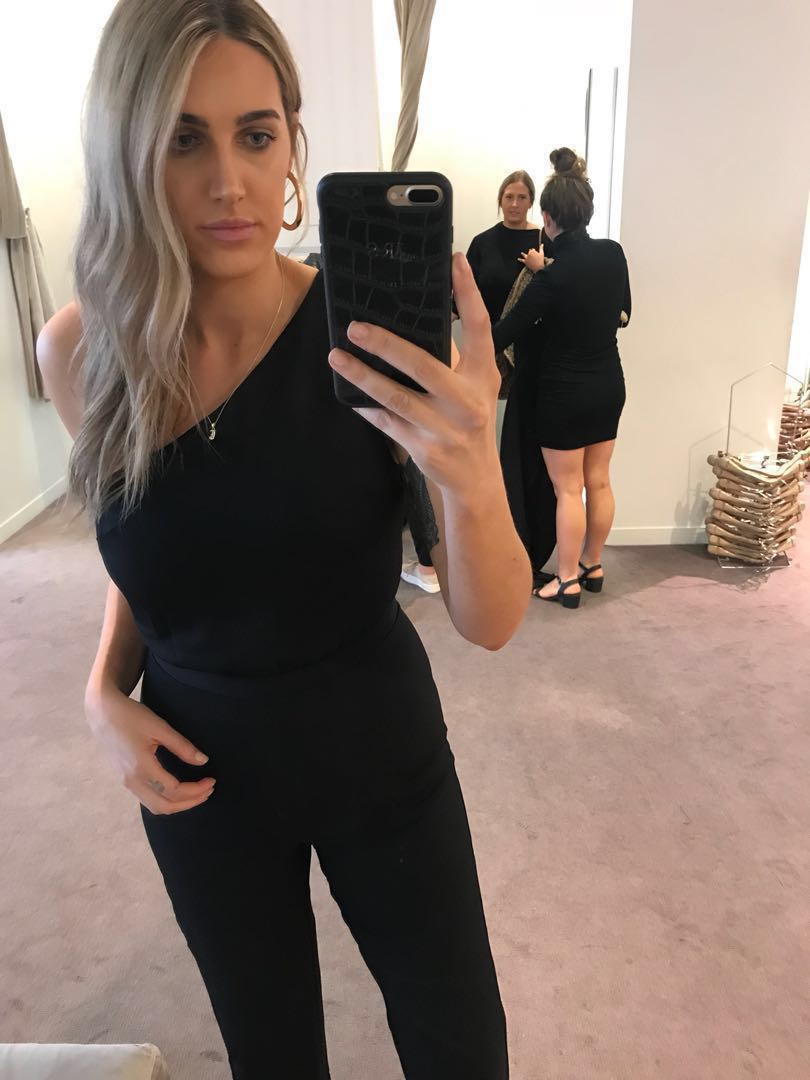 kookai aria jumpsuit black