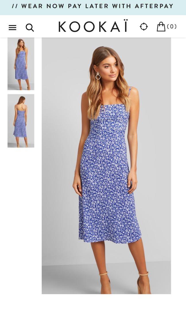 gardenia slip dress kookai