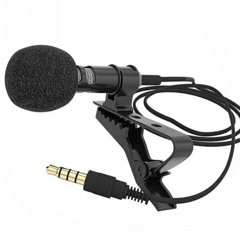 Lavalier Microphone Mic For Ios Android Cell Phone Microfono Para Celular Yaka Mikrofonu Clip On Collar Phone Lapel Microphones Electronics Others On Carousell