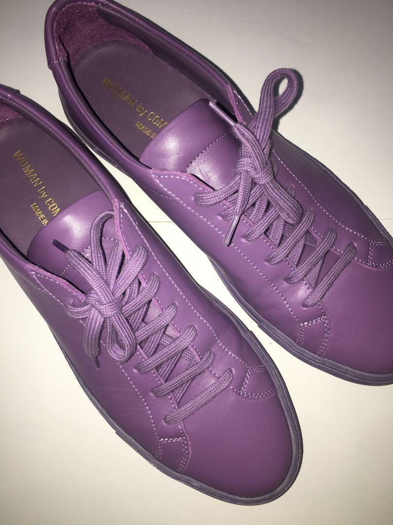 Like New Common Projects Women s Low Achilles 3701 Purple EU 40