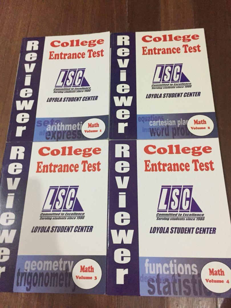 LSC College Entrance Test Reviewer in ENGLISH, Hobbies & Toys, Books & Magazines, Assessment