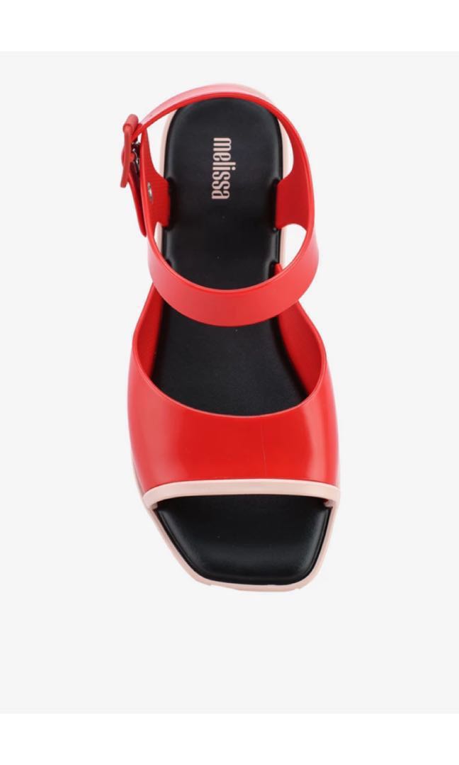 Melissa red colour sandal