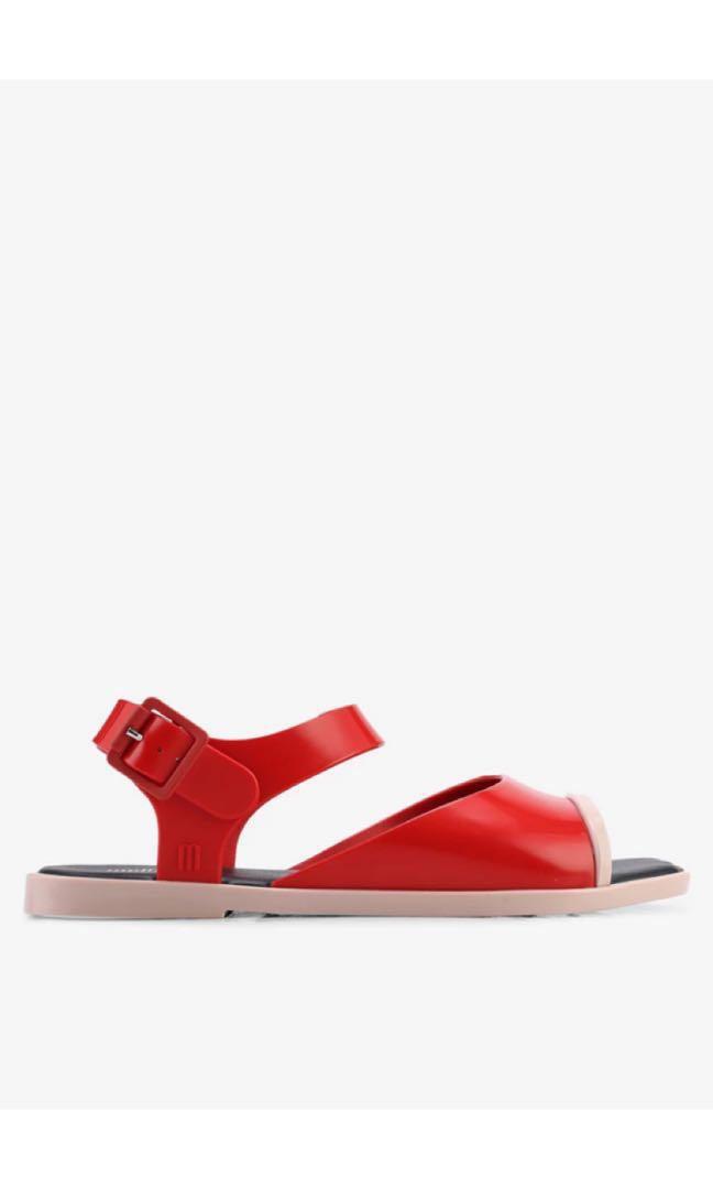 Melissa red colour sandal