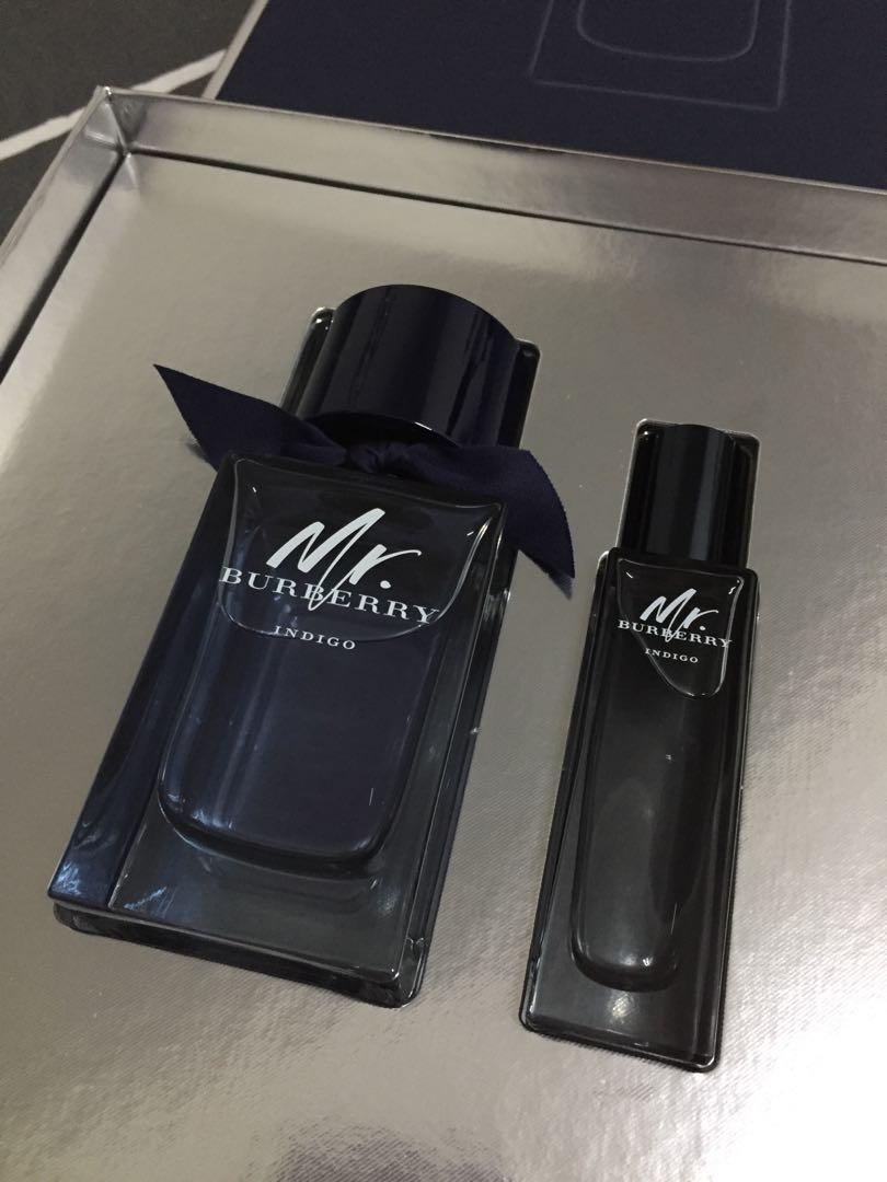 Mr. Burberry Indigo 2 Piece Gift Set Beauty Personal Care Hands Nails on Carousell