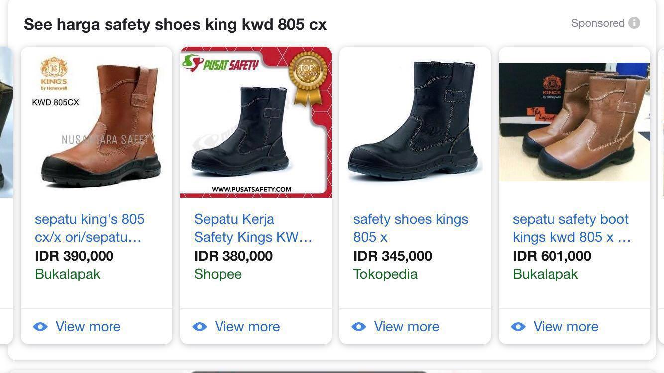 New Safety Shoes Kings Kwd 805 Cx Fesyen Pria Sepatu Sepatu Formal Di Carousell
