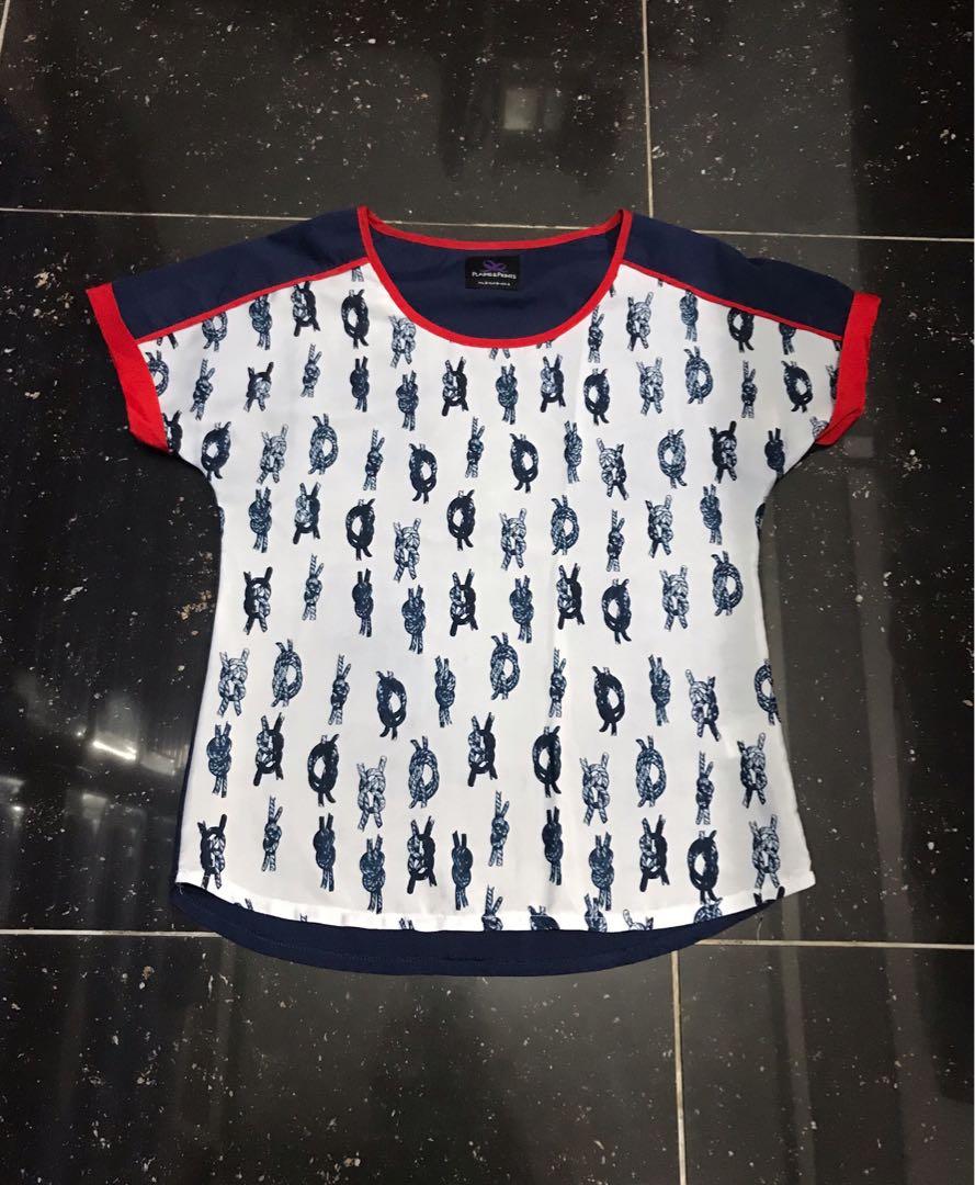 Plains and Prints cs top (Category: Blouses) located in Angeles City. Submitted by makeupspirit (Listing ID 228138459, Image 1). Description: Plains And Prints cs top Preloved Flaws: Runs on fabric, pls refer to photos Small on tag P580 + sf Last price posted Meetups or shipping 💕 Note: Always manage expectations on preloved items, if you are too picky then you may want to consider buying at the store. ✌🏼 Kindly message me for further inquiries