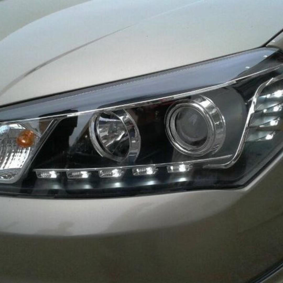 PROTON SAGA FL FLX SV 2011 2016 EAGLE EYES (AUDI R8 Style) LED