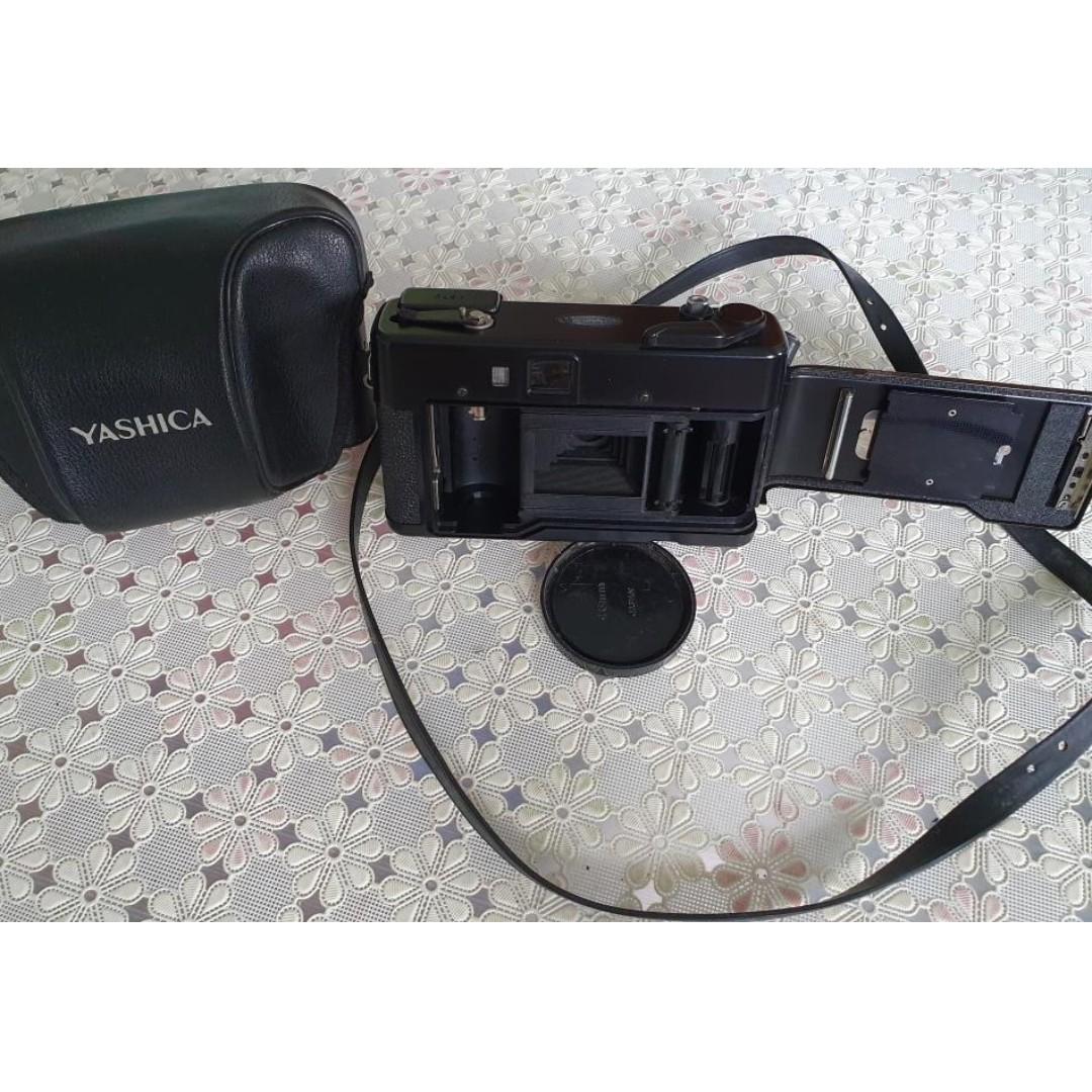 Selling YASHICA MF-2 35MM FILM CAMERA WITH A 38MM LENS 1:4 and Case,  Photography, Cameras on Carousell