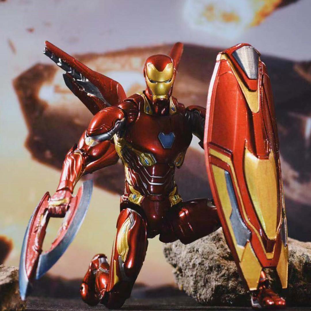 1/12 S.H.Figuarts Shf Figuarts Tony Stark Iron Man Mark 50 Nano Weapon  Accessories Set Avengers Infinity War Endgame, Hobbies & Toys, Toys & Games  On Carousell