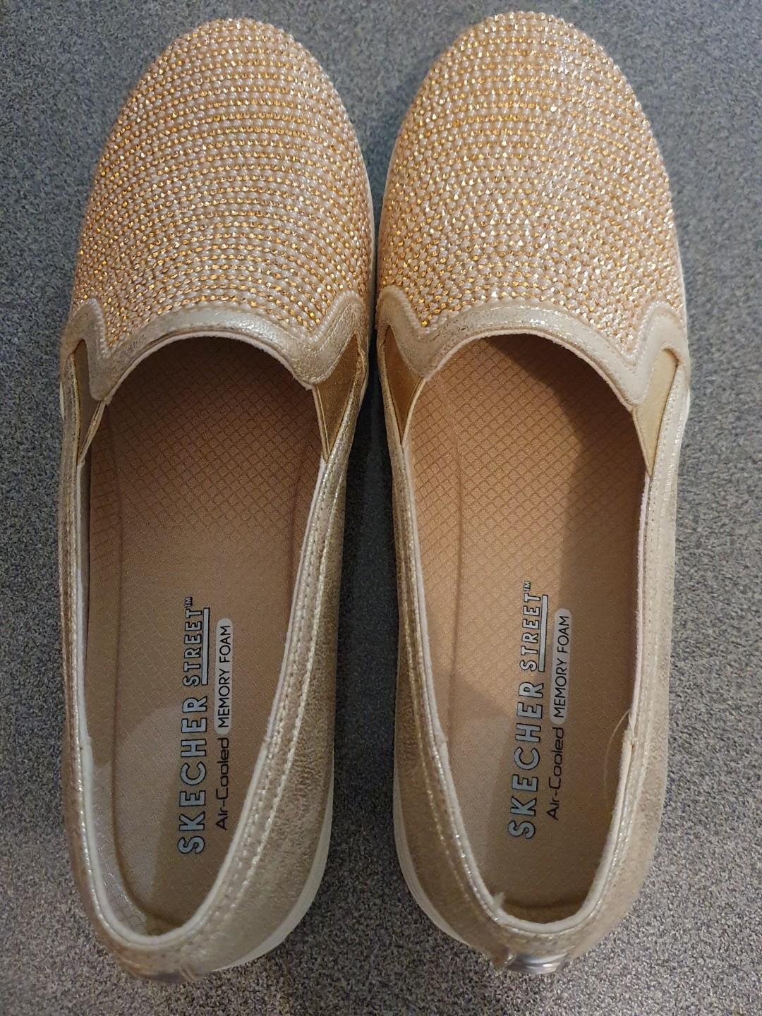 skechers status borg mens shoes