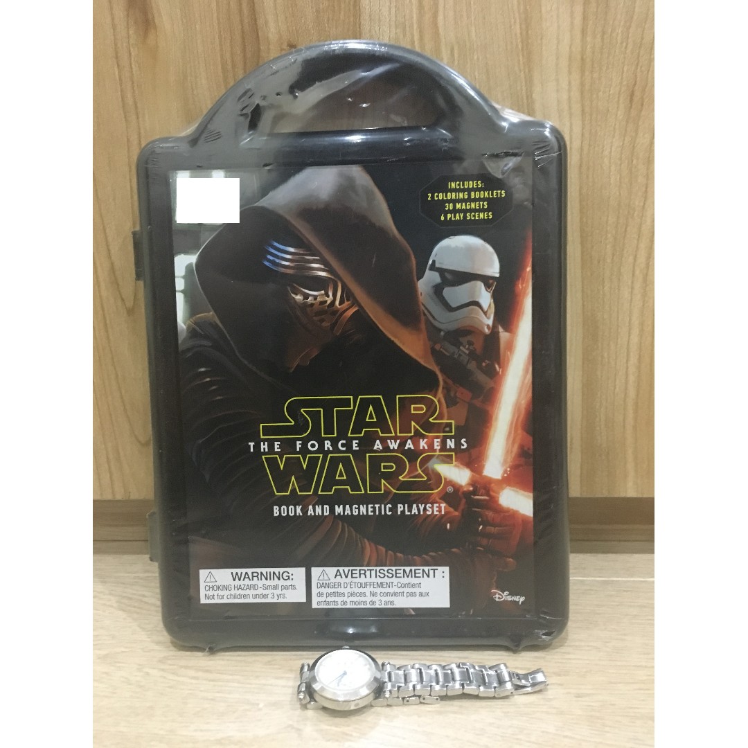 Star Wars The Force Awakens Magnetic Book And Play Set Buku Alat Tulis Buku Anak Anak Di Carousell