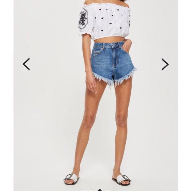 TOPSHOP denim kiri shorts Women s Fashion Bottoms Shorts on