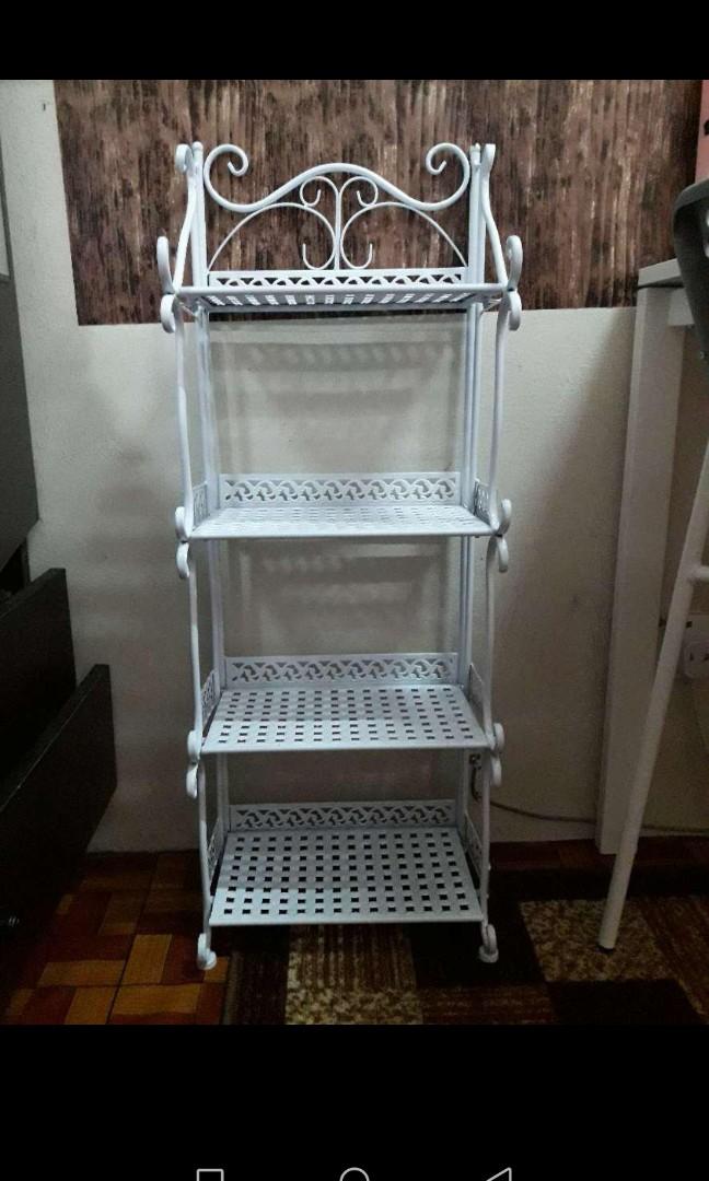 VINTAGE RACK 4 TIER NEW #SSF, Furniture & Home Living, Home Decor ...