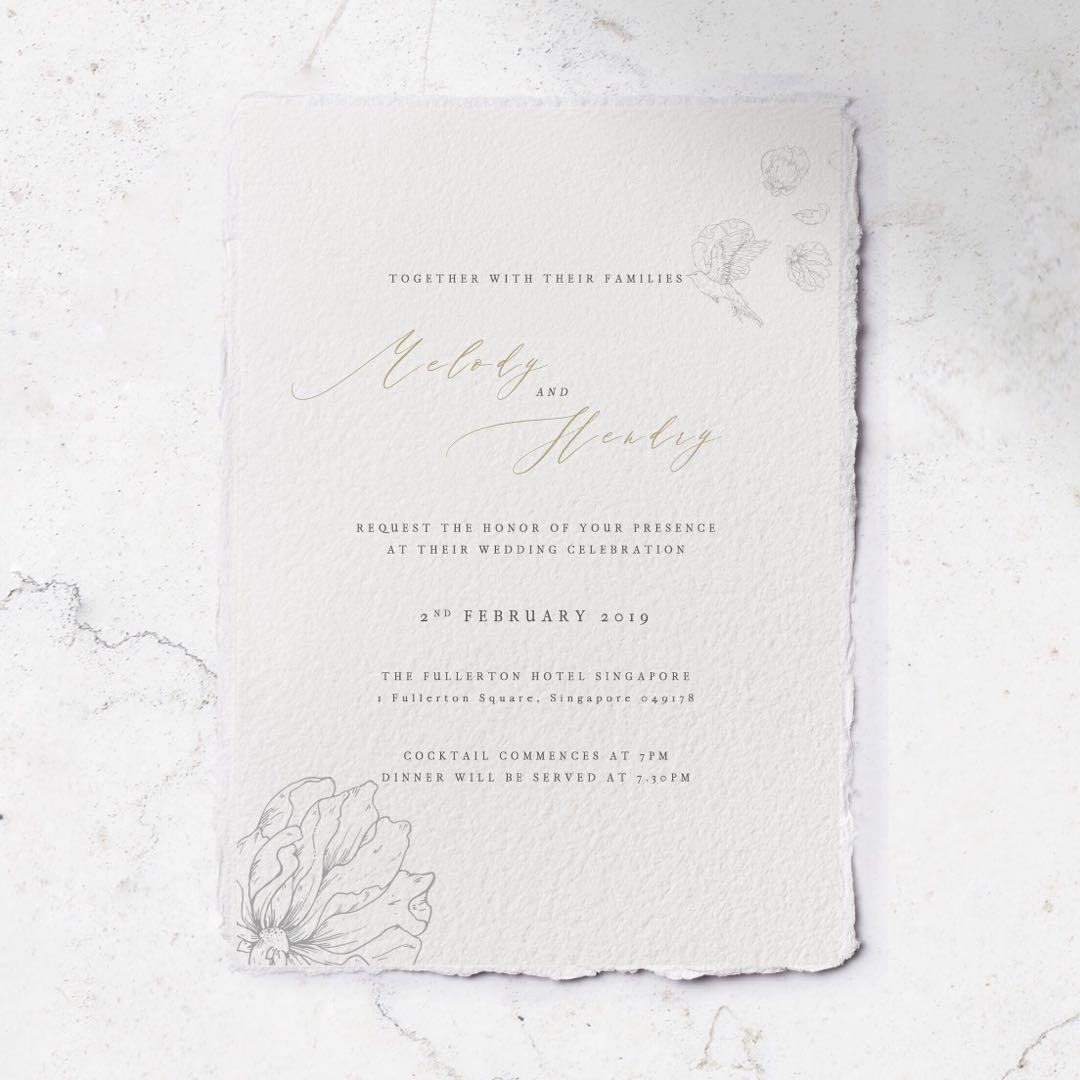 Wedding Invitation Card E Invite Printable D I Y Design Craft Art Prints On Carousell