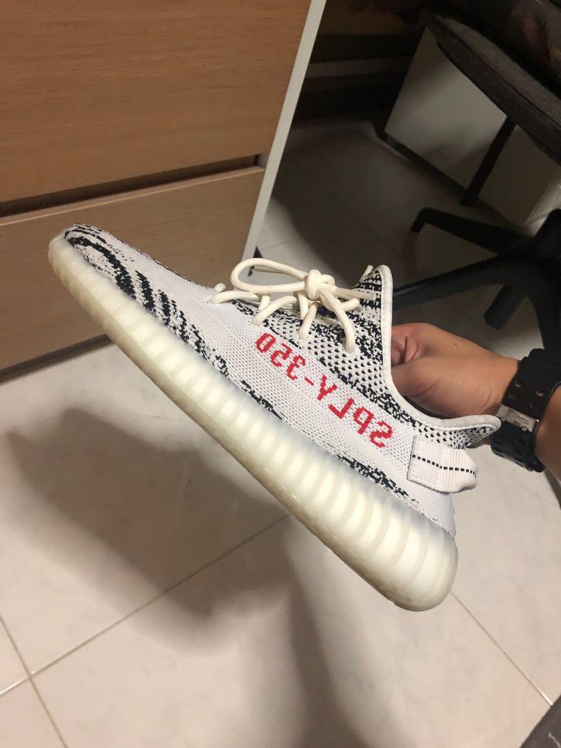 Yeezy Boost 350 V2 Zebra, mens Fashion, Footwear on