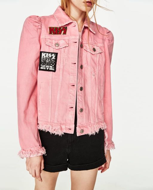 Pink kiss denim jacket 2025