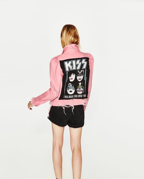 Zara kiss jacket top