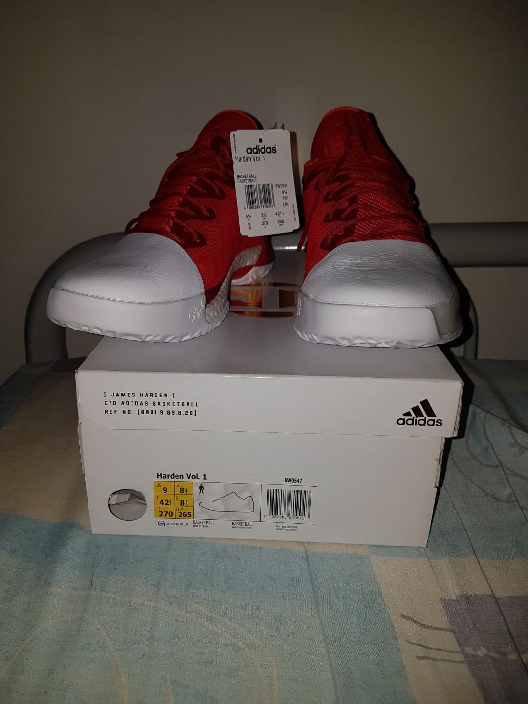 Adidas Harden Vol 1 Home Men s Fashion Footwear Sneakers on Carousell