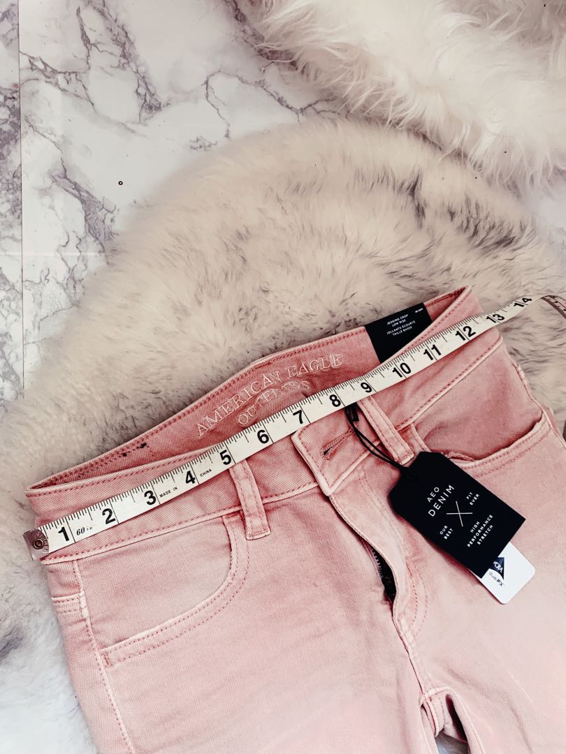 american eagle pink jeans