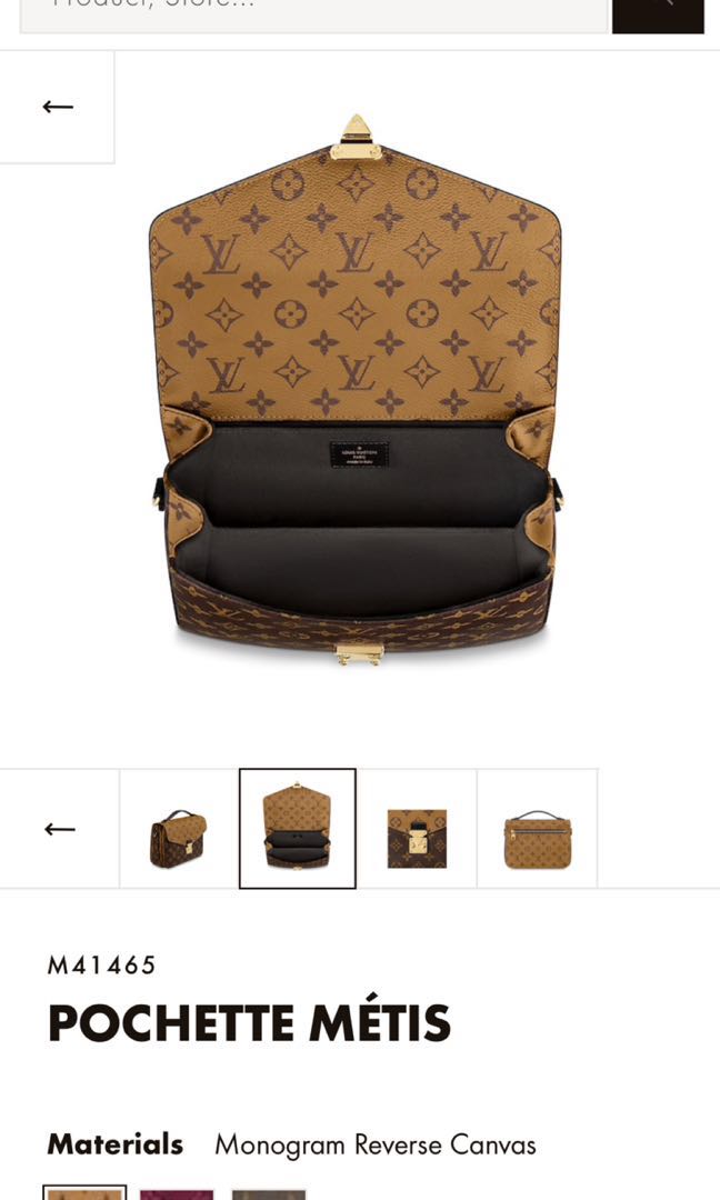 louis vuitton pochette reverse