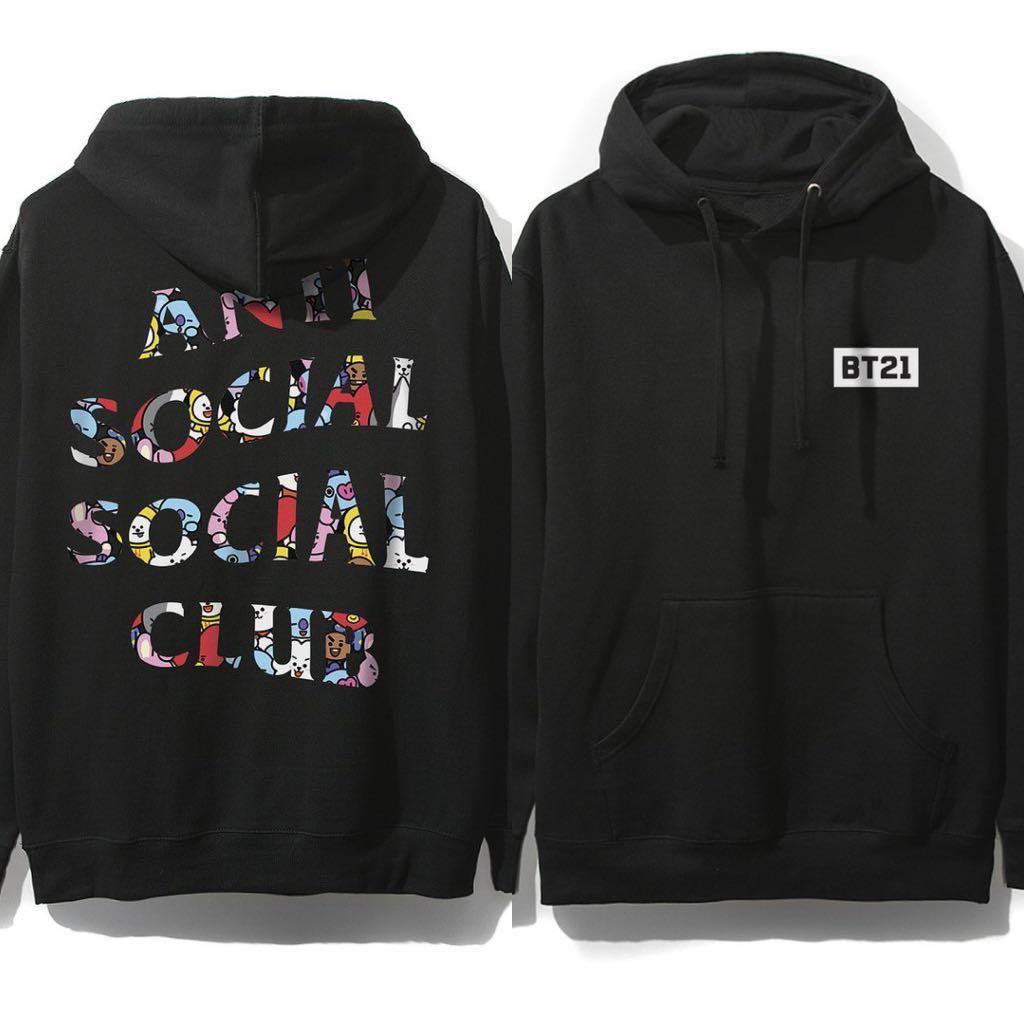 bts anti social club hoodie