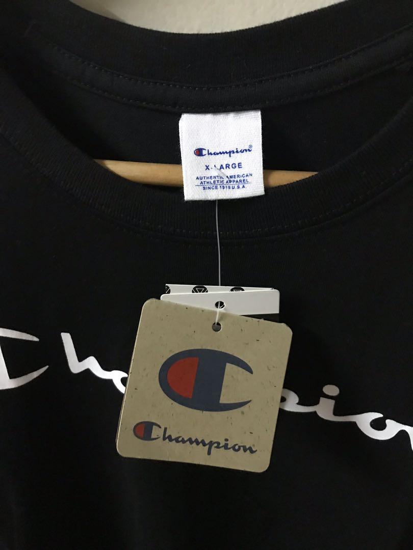 Champion Classic Shirt (unisex) (Category: Tshirts & Polo Shirts ) located in Paranaque City. Submitted by saversmanila (Listing ID 228306639, Image 2). Description: XL on tag Will fit to medium-large frame(runs small).