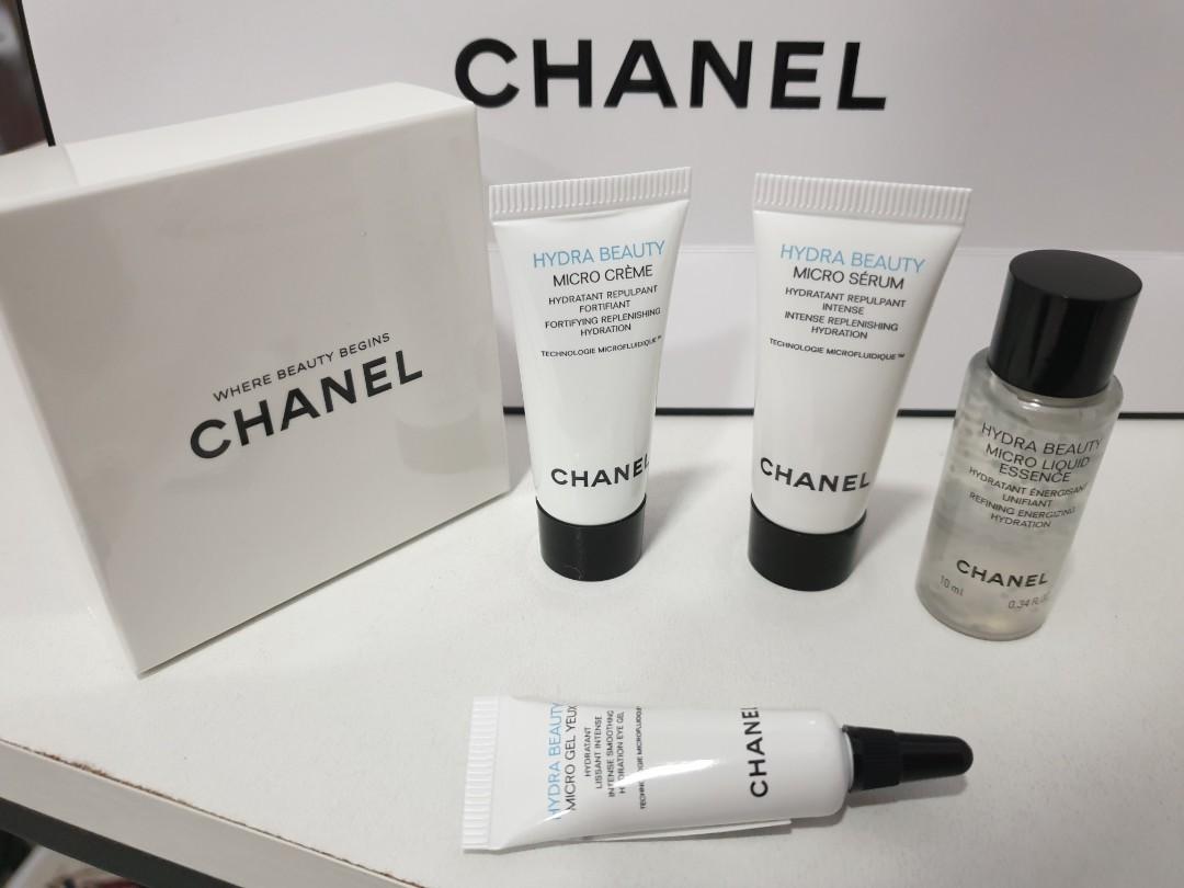 Chanel Hydra Baauty Sample Set (4pcs) with Paper Bag (Limited