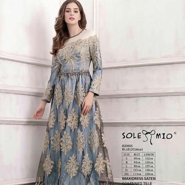 Dress SOLEMIO 2018 Like New brukat cantik