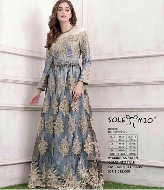 Dress SOLEMIO 2018 Like New brukat cantik