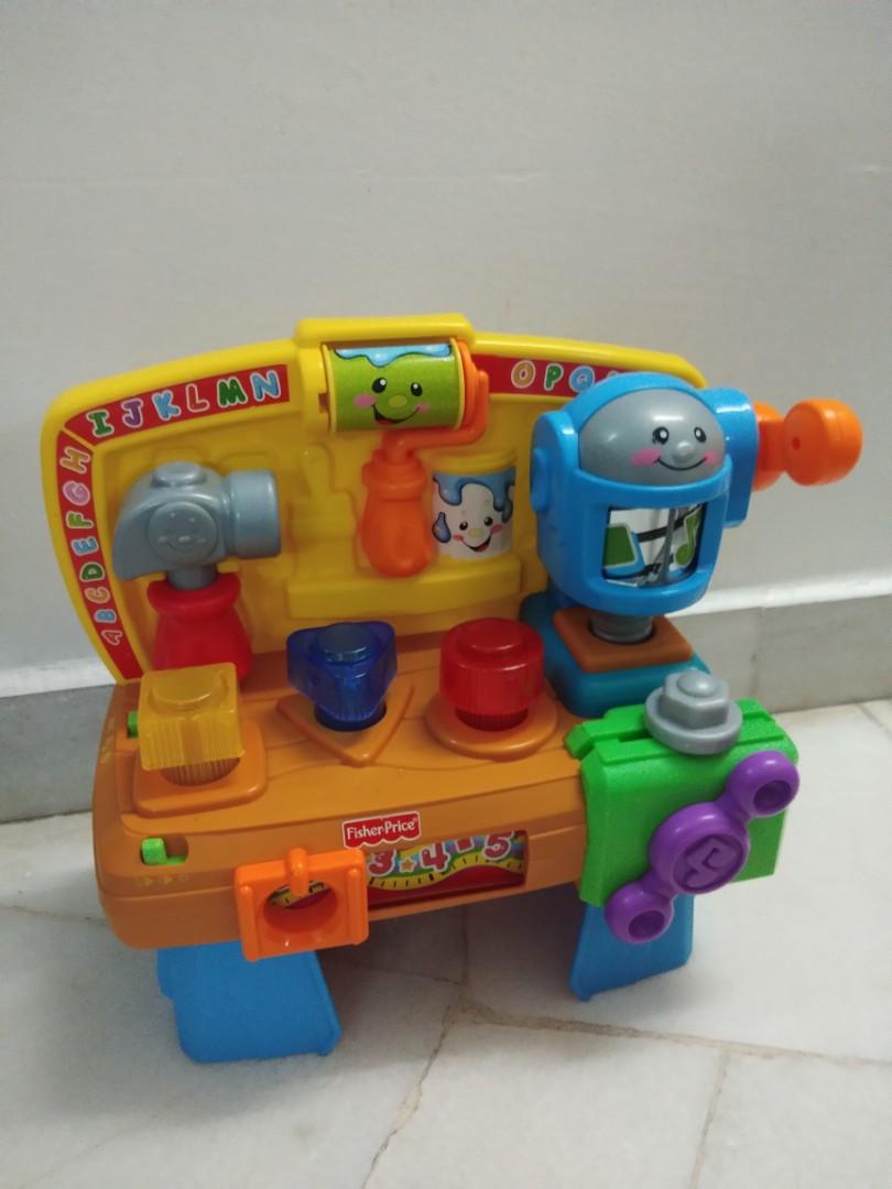 Fisher price laugh and learn workbench store