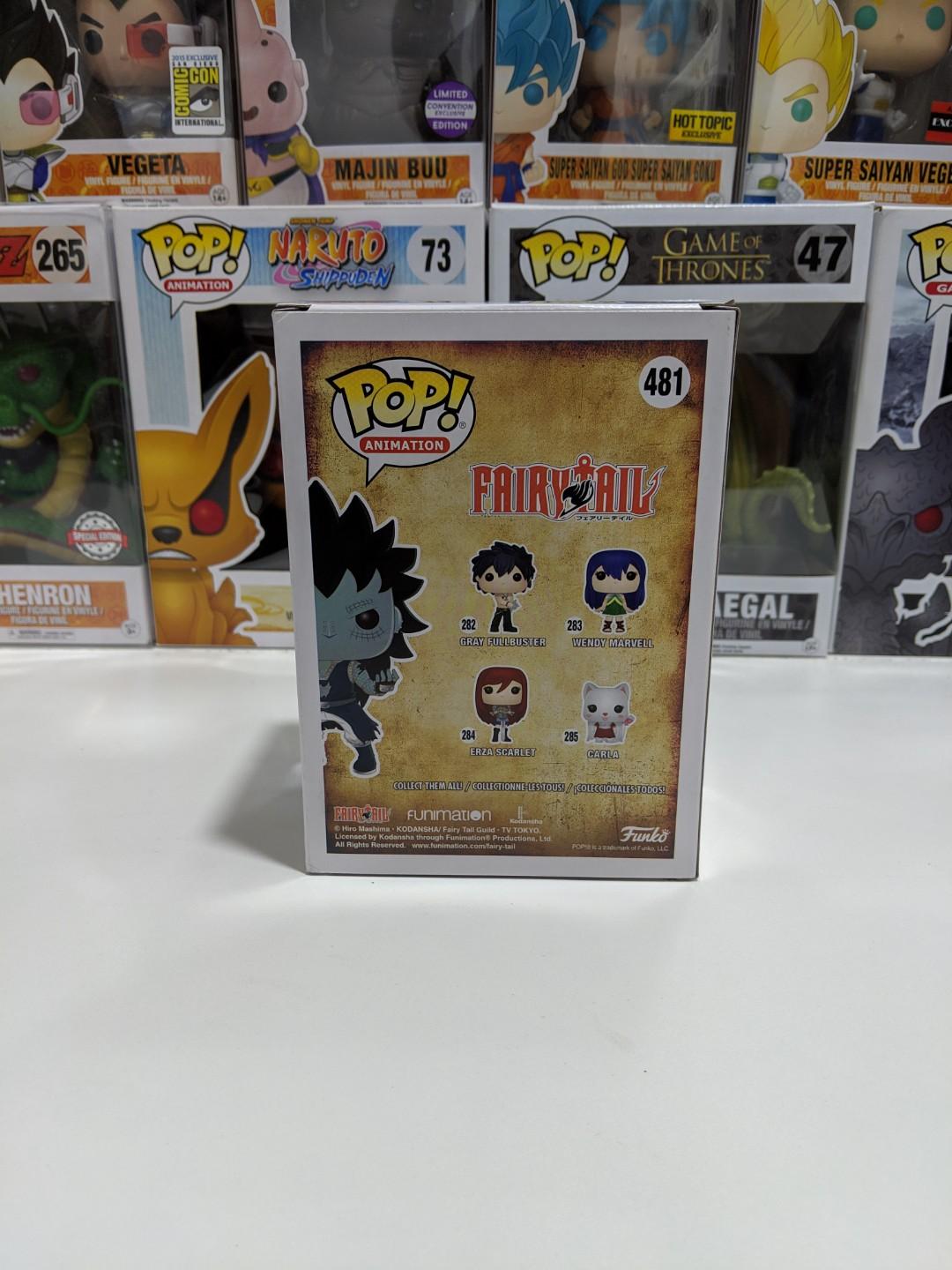 gajeel dragon force funko pop