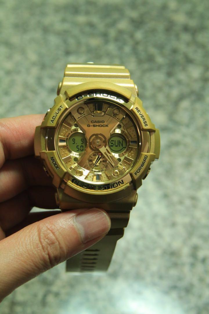 G shock ga 200 gold top