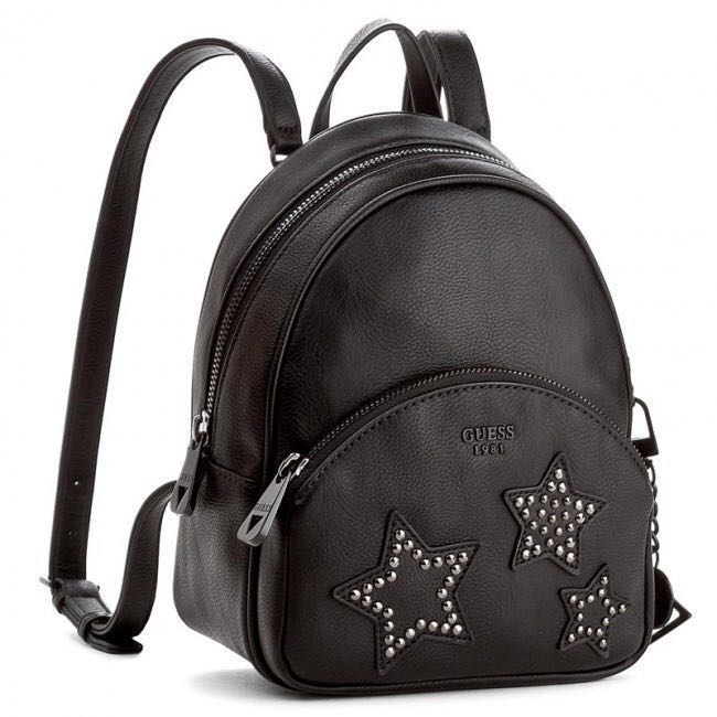 guess black mini backpack