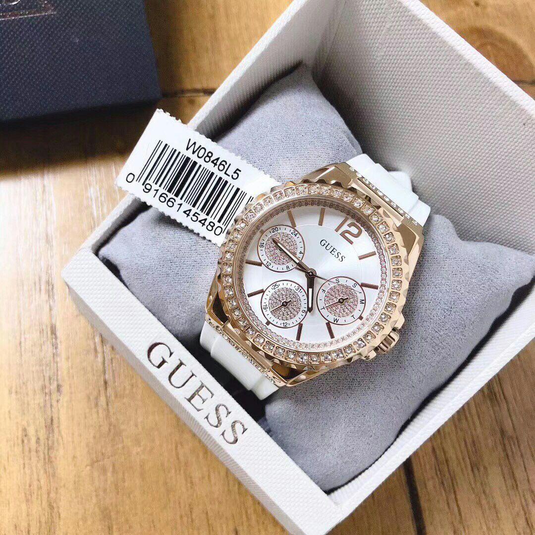 Guess sales white watches