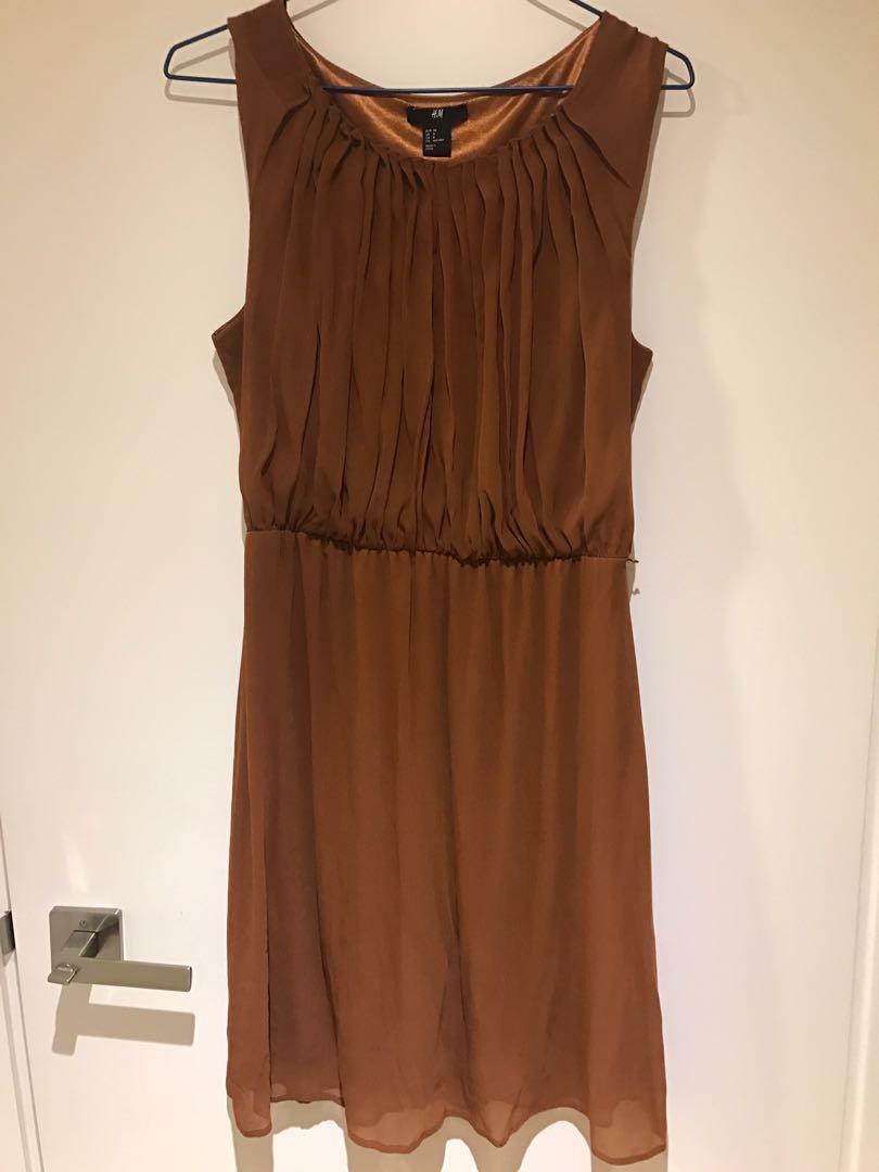 chiffon pleated maxi dress