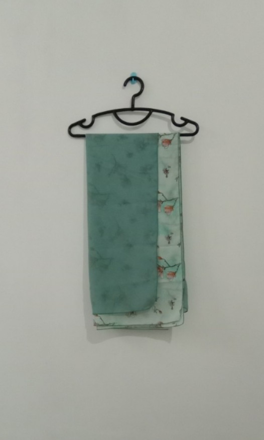 Kerudung Segiempat Double Layer Motif Sifon Polos Hicon Warna Hijau Toska Mint Dusty Tosca Bisa Syar I Fesyen Wanita Muslim Fashion Syal Di Carousell
