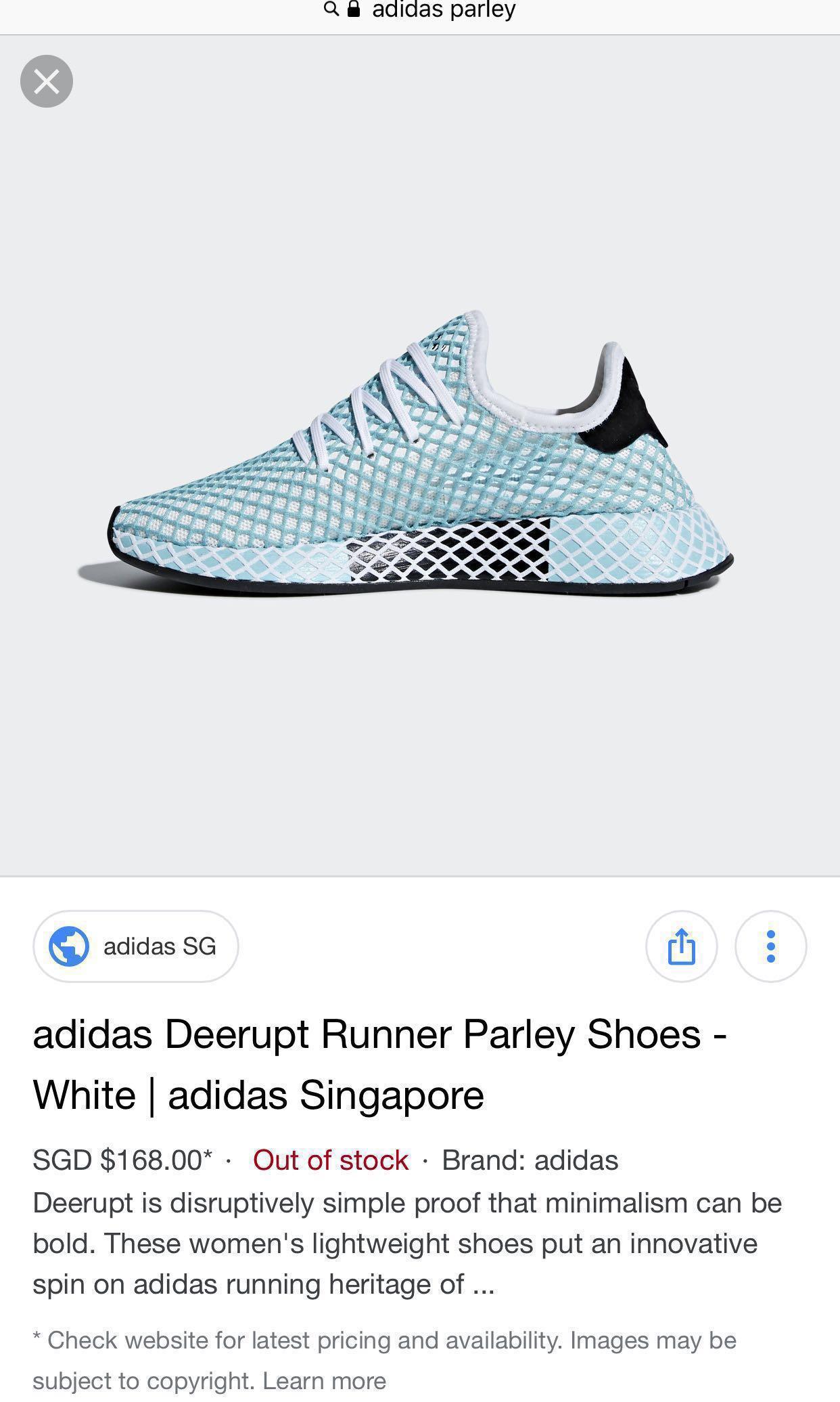 deerupt runner parley shoes