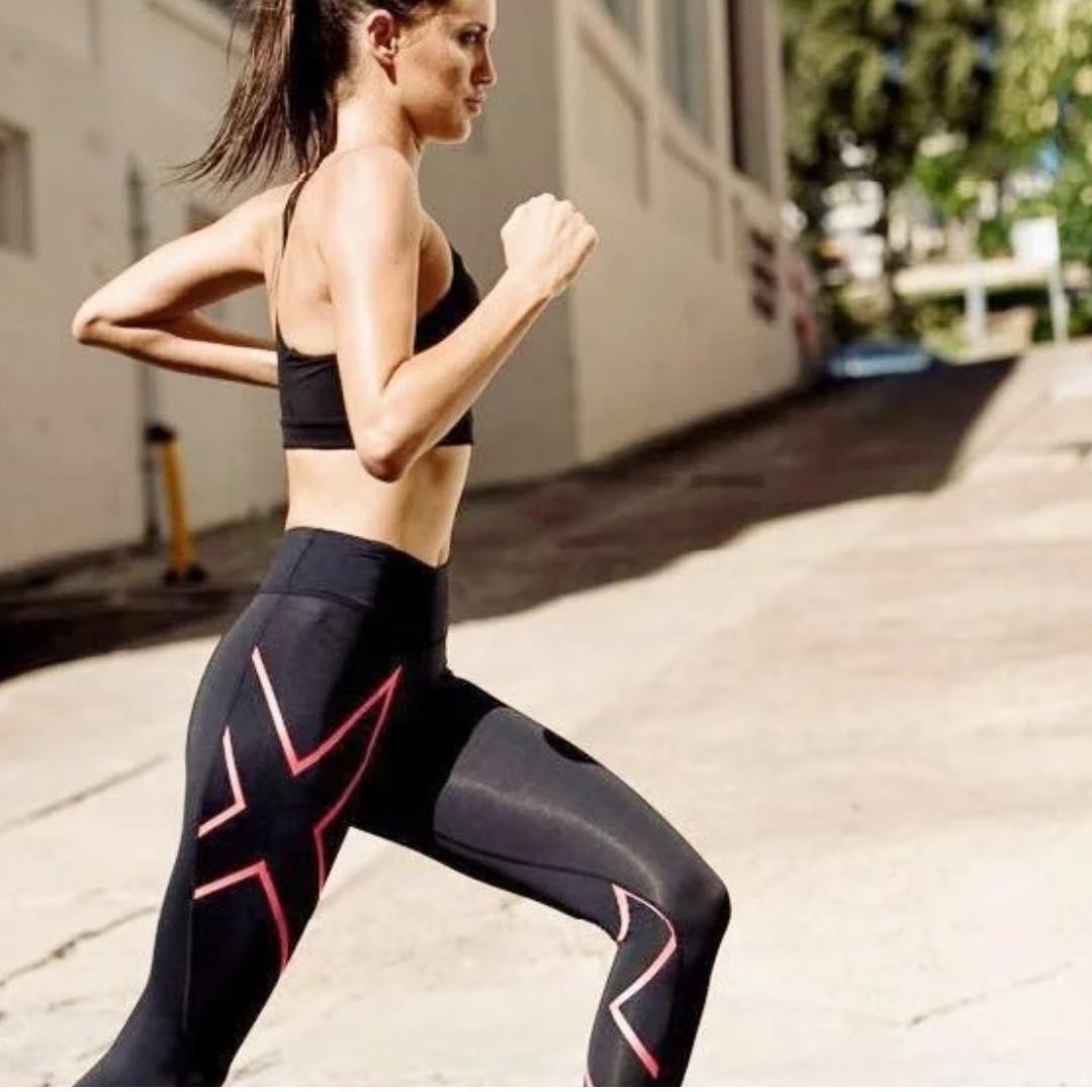 bevæge sig Lily passe Last Sale! 2xu compression tights leggings, 女裝, 褲＆半截裙, 其他下身- Carousell