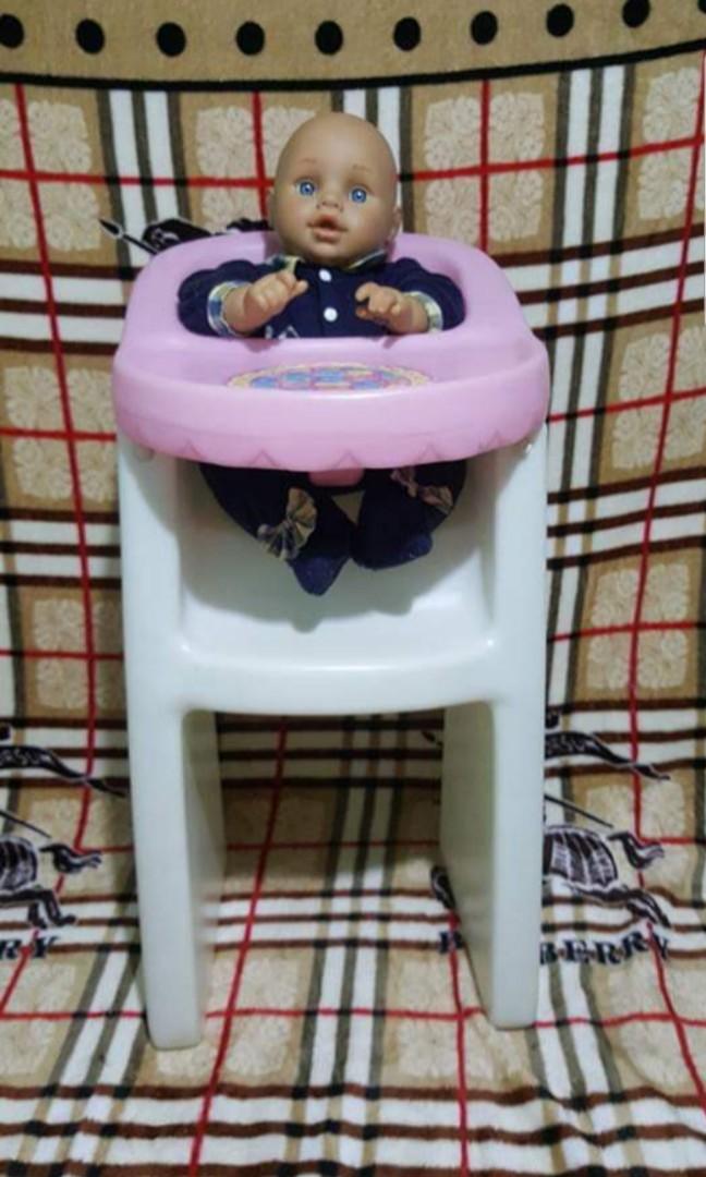 little tikes doll high chair