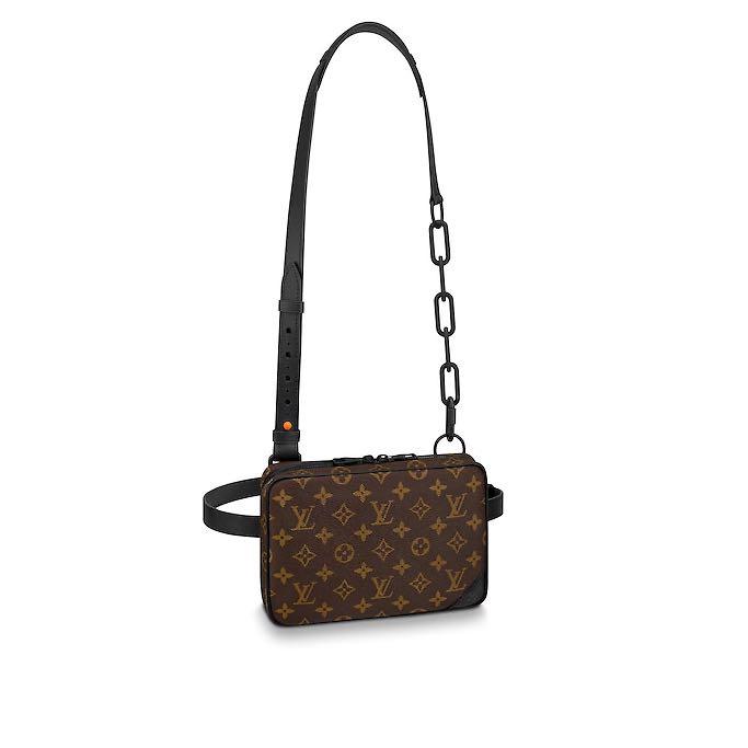 Louis Vuitton X Virgil Abloh Newspaper Bag, genuine leather, optional box ⋆  ALIFINDS.NET