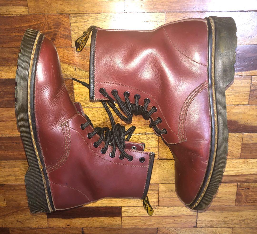 Marikina made boots: Dr. Martens Style Genuine Leather, Men's Fashion ...