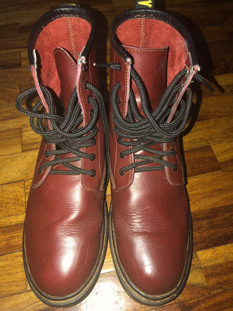 dr martens real leather